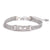 Women Irregular Geometric Titanium Steel Electroplating Bracelets