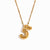 Fashion Number Geometric Stainless Steel 18K Gold Plated Necklaces