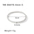 IG Style Circle Sphere Stainless Steel Electroplating Bangles