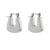 Irregular U-Shape Titanium Steel Electroplating Stud Earrings