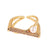 Moderate Luxury Women Crown Heart Mermaid Tail Geometric Copper Diamond Inlay Rings