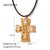 IG Style Cross Geometric Stainless Steel 18K Gold Plated Necklaces