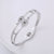 Elegant Stainless Steel Electroplating Bangles