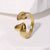 Expressive Heart Heart Stainless Steel Electroplating Rings