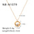 IG Style Moon Circle Star Geometric Stainless Steel Electroplating Necklaces