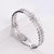 Natural Women Stripe Metal Diamond Wave Diamond Bangles