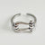 925 Sterling Silver Women Silver Silver Plating Rings