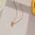 Cartoon East Asia Symbol Geometric Titanium Steel 18K Gold Plated Necklaces