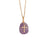 Expressive Cross Geometric Metal Electroplating Pendants