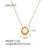 IG Style Pearl Geometric Stainless Steel 18K Gold Plated Necklaces