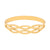 Expressive Leaf Stainless Steel Electroplating Bangles