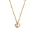 Fashion Heart Stainless Steel 18K Gold Plated Necklaces