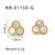 IG Style Circle Geometric Stainless Steel Electroplating Earrings