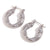 Fashion Circle Geometric Stainless Steel 18K Gold Plated Earrings