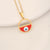 Expressive Eye Stainless Steel Oil Dripping Pendants