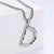 Men Metal Retro Vintage Number Text Letter Stainless Steel Polishing Pendants