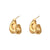 Fashion Irregular Geometric Stainless Steel 18K Gold Plated Earrings