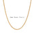 Fashion Stripe Geometric Stainless Steel 18K Gold Plated Necklaces