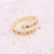 Women IG Style Little Daisy Bohemian Fruit Copper Electroplating Rings