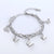 Women Moderate Luxury Asymmetrical Chain Geometric Stainless Steel Electroplating Bracelets