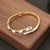 Retro Vintage Eye Stainless Steel Electroplating Bangles