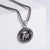 Men Animal Metal Retro Vintage Chain Zodiac Sign Stainless Steel Pendants