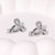 Minimalist Bowknot Bowknot Stainless Steel Electroplating Stud Earrings