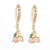 Expressive Apple Lemon Peach Cherry Grape Strawberry Pineapple Fruit Zircon Drop Earrings