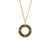 Minimalist Round Geometric Stainless Steel 18K Gold Plated Necklaces