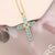 Women Cross Copper Electroplating Pendants