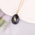 Droplet Natural Stone Electroplating Pendants