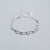 925 Sterling Silver Cute Pentagram Star Silver Electroplating Bracelets