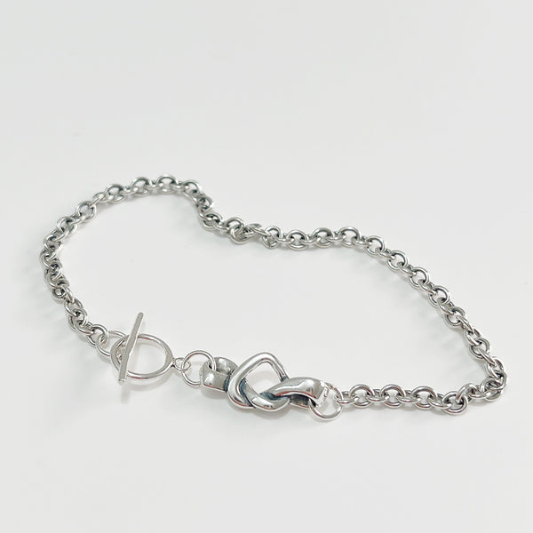 Women Minimalist Heart Geometric Silver Bracelets