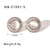 IG Style Circle Heart Heart Geometric Stainless Steel Electroplating Earrings