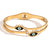 Fashion Circle Stainless Steel 18K Gold Plated Bangles