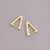 Unisex Metal Star Heart Metal Electroplating Earrings