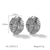 IG Style Round Geometric Stainless Steel Electroplating Earrings