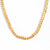 Fashion Quadrilateral Stripe Geometric Stainless Steel 18K Gold Plated Necklaces