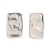 Fashion Quadrilateral Geometric Stainless Steel Electroplating Stud Earrings