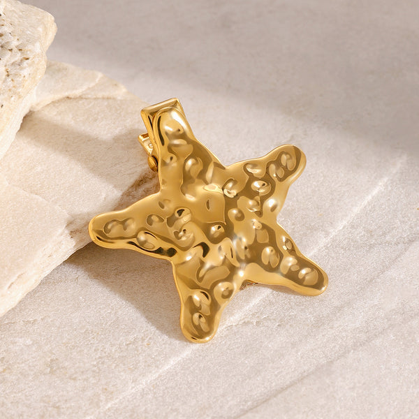 Starfish Stainless Steel Electroplating Hair Clips