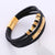 Cute & Edgy Men Irregular Rhombus Titanium Steel Electroplating Bracelets