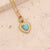 Fashion Heart Stainless Steel Oil Dripping Pendants