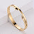 Retro Vintage Women Stainless Steel Bangles