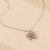 925 Sterling Silver Moderate Luxury Flower Flower Silver Electroplating Necklaces