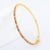 Fashion Ellipse Zircon Bangles