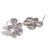 Fashion Petal Geometric Flower Stainless Steel 18K Gold Plated Stud Earrings