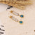 Women Eye Titanium Steel Gold Plating Necklaces