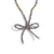 Fashion Bowknot Geometric Stainless Steel Electroplating Necklaces