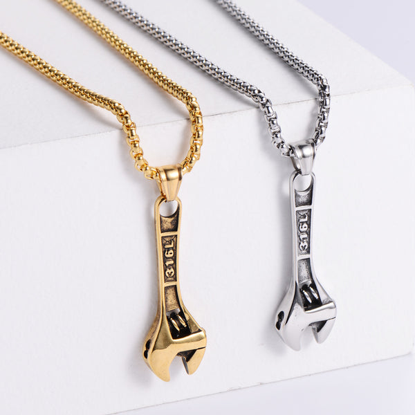 Retro Unisex Vintage Metal Retro Vintage Stainless Steel Electroplating Pendants