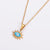 Fashion Octagram Geometric U-Shape Stainless Steel Electroplating Necklaces